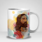 Caneca Evangélica Jesus Vive em Mim