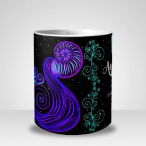 Caneca Signo de Aquário (Mod.2)