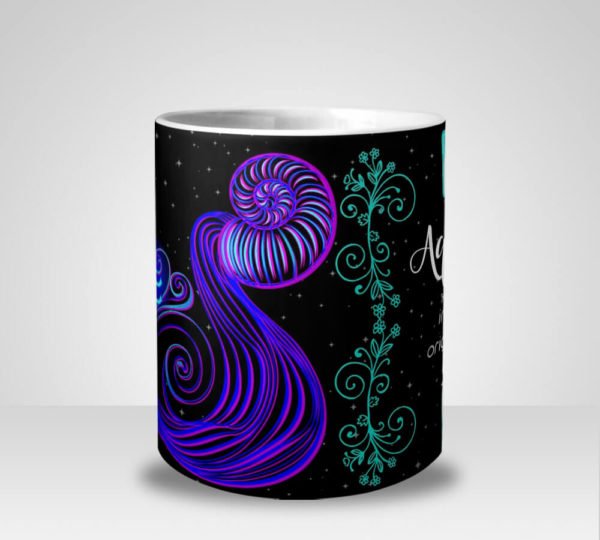 Caneca Signo de Aquário (Mod.2)