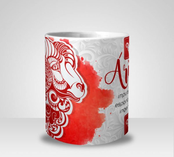 Caneca Signo de Áries (Mod.1)