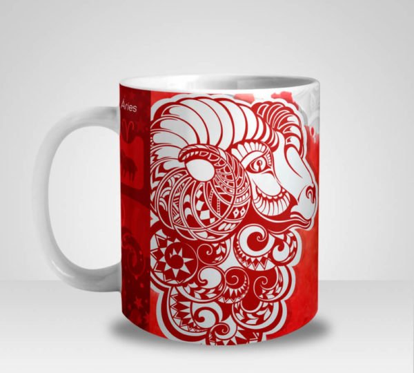 Caneca Signo de Áries (Mod.1)