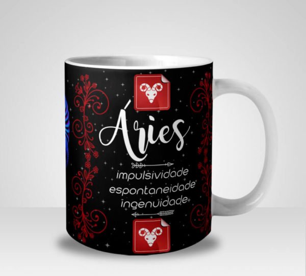 Caneca Signo de Áries (Mod.2)