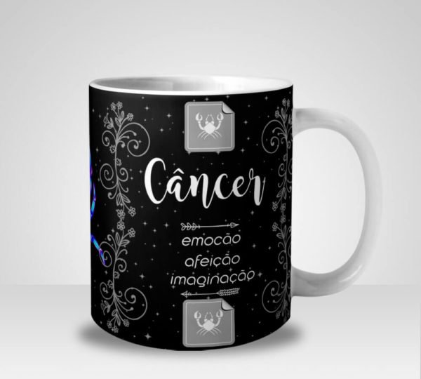 Caneca Signo de Câncer (Mod.2)