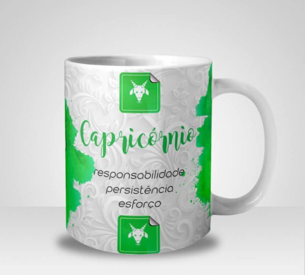 Caneca Signo de Capricórnio (Mod.1)