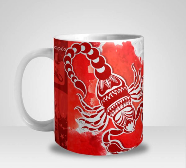 Caneca Signo de Escorpião (Mod.1)