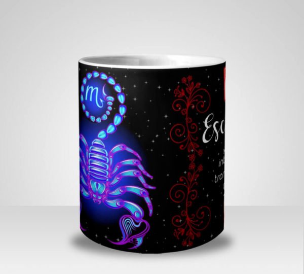 Caneca Signo de Escorpião (Mod.2)