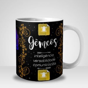 Caneca Signo de Gêmeos (Mod.2)