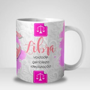 Caneca Signo de Libra (Mod.1)