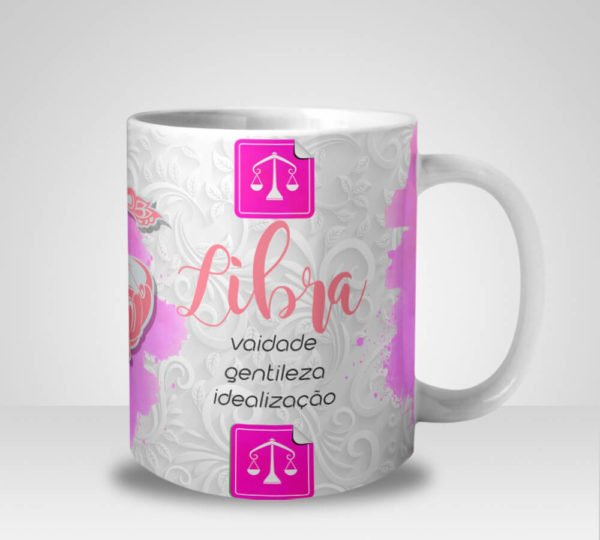 Caneca Signo de Libra (Mod.1)