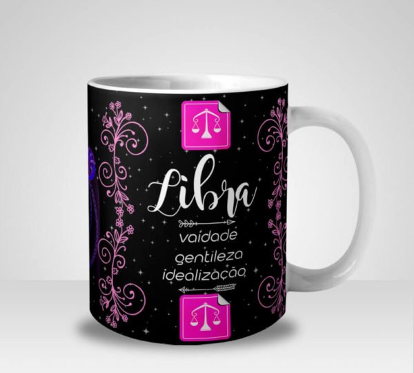 Caneca Signo de Libra (Mod.2)