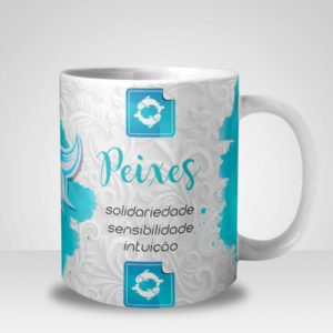 Caneca Signo de Peixes (Mod.1)