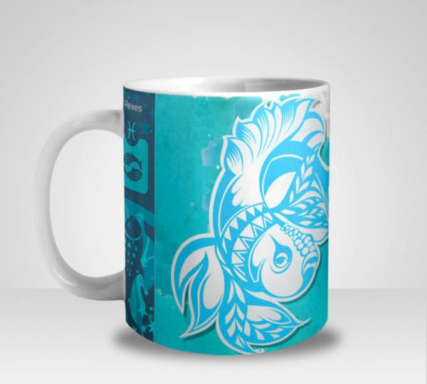 Caneca Signo de Peixes (Mod.1)