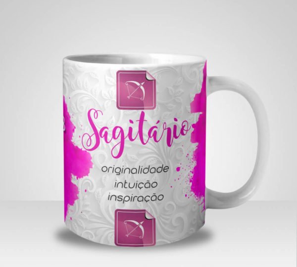 Caneca Signo de Sagitário (Mod.1)