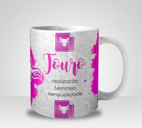 Caneca Signo de Touro (Mod.1)