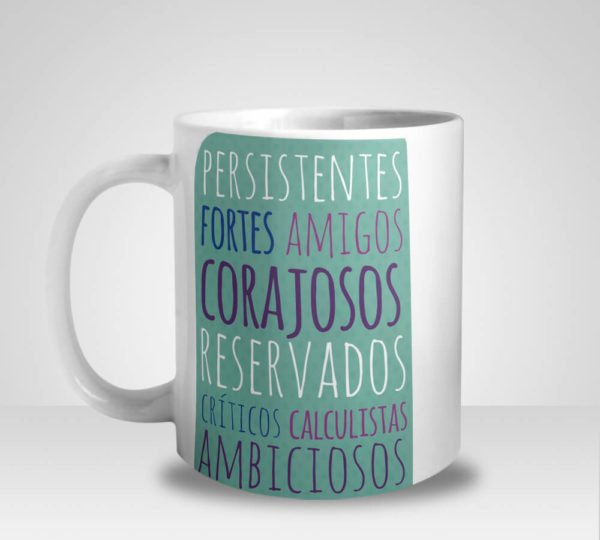 Caneca A Vida de Um Capricorniano (Signo de Capricórnio)