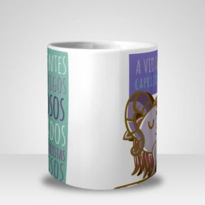 Caneca A Vida de Um Capricorniano (Signo de Capricórnio)