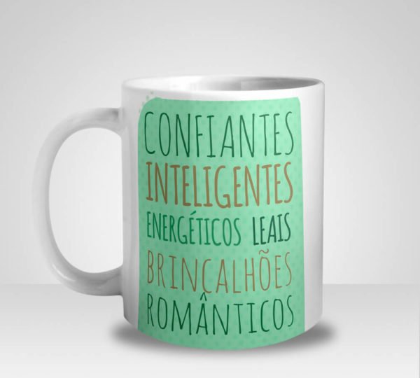 Caneca A Vida de Um Leonino (Signo de Leão)