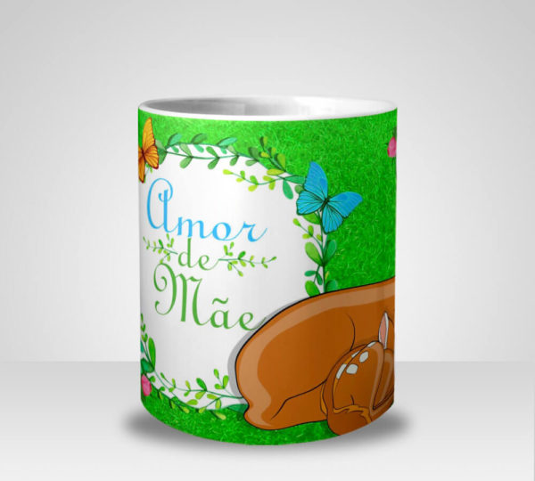 Caneca Amor de Mãe Bambi