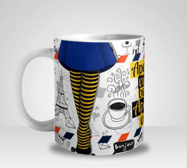 Caneca Apenas Viva bem, Apenas viva