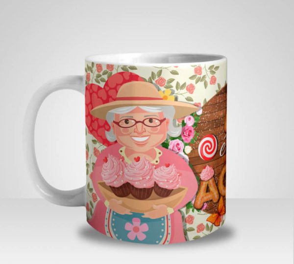 Caneca Avó é Mãe com Açúcar (Mod.1)