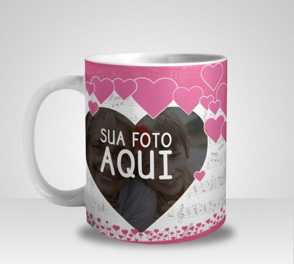 Caneca Mãe como é grande o meu Amor por Você com Foto