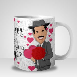 Caneca Gostaria de Entrar e tomar uma Xícara de Café?