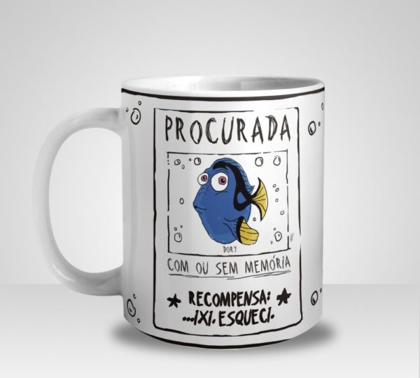 Caneca Dory Procurada com ou sem Memória