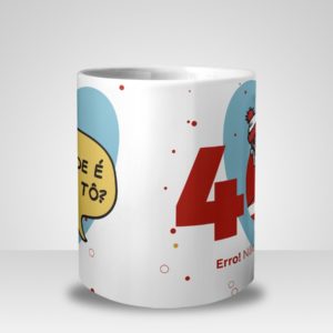 Caneca Erro 404