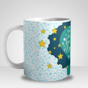 Caneca Eu te Daria a Lua e as Estrelas