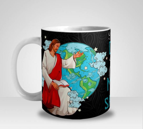 Caneca Evangélica Deus enviou seu Filho ao Mundo para Salvá-lo