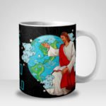 Caneca Evangélica Deus enviou seu Filho ao Mundo para Salvá-lo