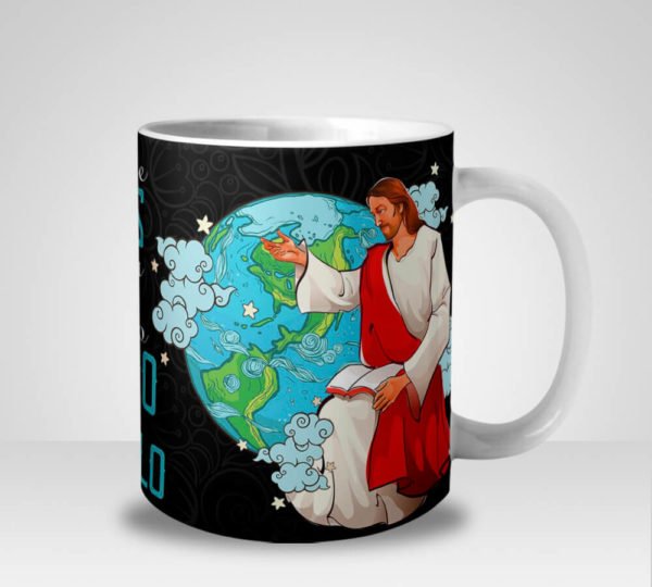 Caneca Evangélica Deus enviou seu Filho ao Mundo para Salvá-lo