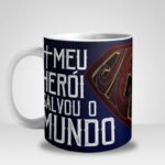 Caneca Evangélica Jesus Meu herói salvou o Mundo