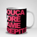 Caneca Evangélica Ouça, Ore, Ame e Repita (Mod.2)