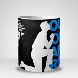 Caneca Evangélica Ouça, Ore, Ame e Repita (Mod.1)