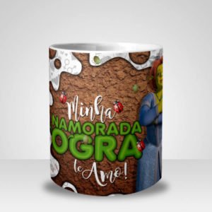 Caneca Fiona Minha Namorada ogra Te Amo