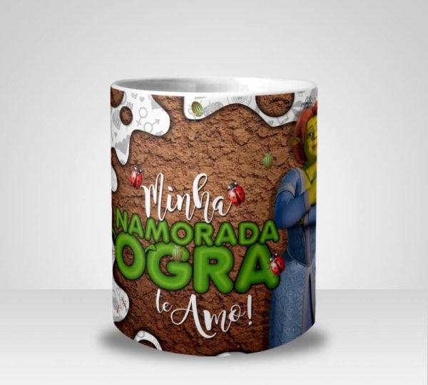 Caneca Fiona Minha Namorada ogra Te Amo