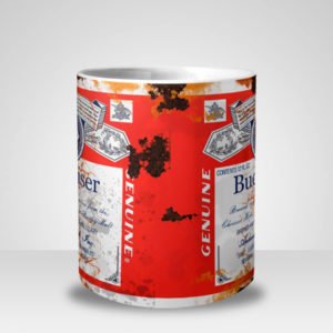 Caneca Latas Antigas Budweiser