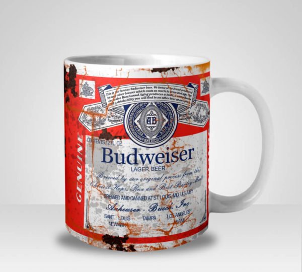 Caneca Latas Antigas Budweiser