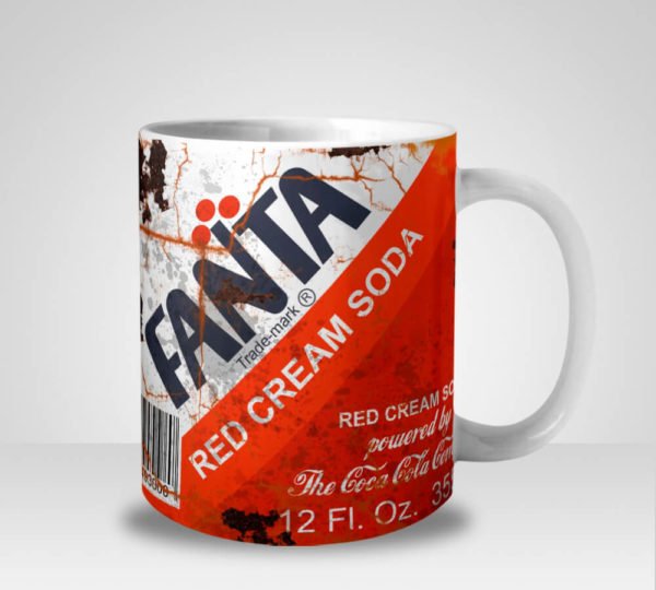 Caneca Latas Antigas Fanta (Mod.1)