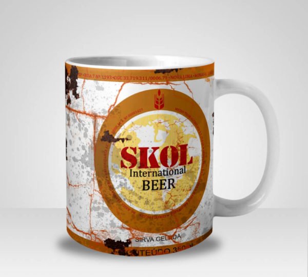 Caneca Latas Antigas Skol