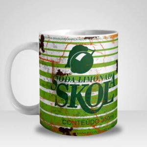 Caneca Latas Antigas Skol Limonada