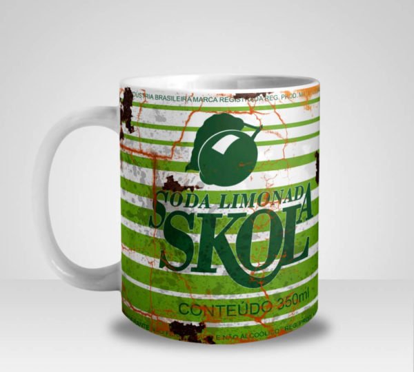 Caneca Latas Antigas Skol Limonada