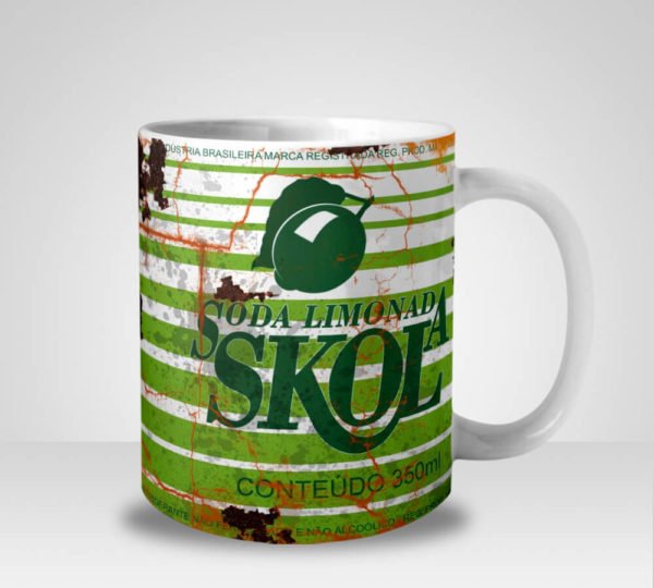 Caneca Latas Antigas Skol Limonada