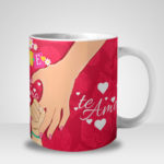 Caneca Mãe Te Amo Te Amo Te Amo - Rosa