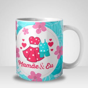 Caneca Mamãe & Eu Menino com Foto