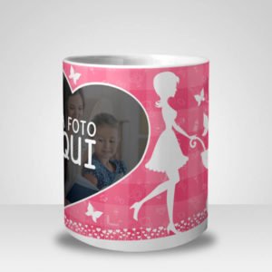 Caneca Mamãe te Amo com Foto (Mod.1)