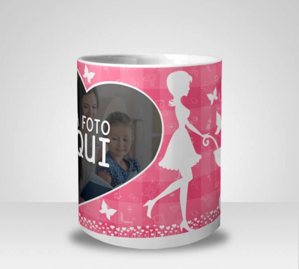 Caneca Mamãe te Amo com Foto (Mod.1)