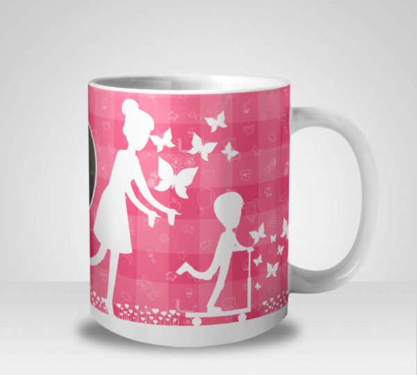 Caneca Mamãe te Amo com Foto (Mod.2)