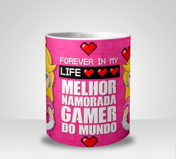 Caneca Melhor Namorada Gamer do Mundo